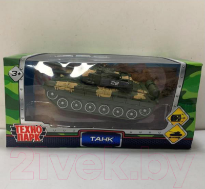 Танк игрушечный Технопарк 2107C127-R