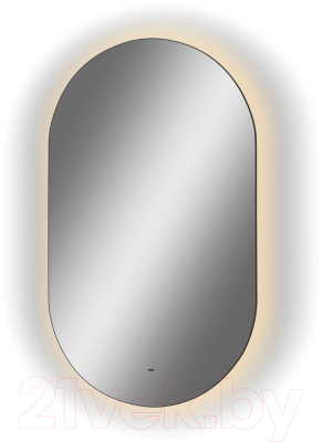 Зеркало Континент Fleur Led 60x100 (с бесконтактным сенсором, подогревом, теплая подсветка)