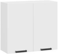 Шкаф навесной для кухни ТриЯ Детройт 1В8 исп. 2  (белый/белый глянец) - 