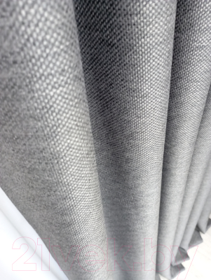 Шторы Модный текстиль 06L / 112MT391019 (260x210, 2шт, темно-серый)