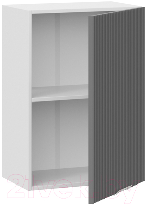 Шкаф навесной для кухни ТриЯ Кимберли 1В5 (белый/титан)
