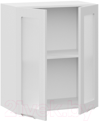 Шкаф навесной для кухни ТриЯ Кимберли 1В6С (белый/сноу)