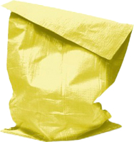 Мешок для строительного мусора Lihtar с ПП нитью 70х110 (желтый) - 