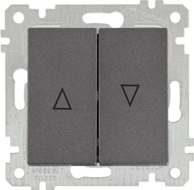 Выключатель Mutlusan Для управления рольставнями Rita 2200-406-0195 (дымчатый) - 