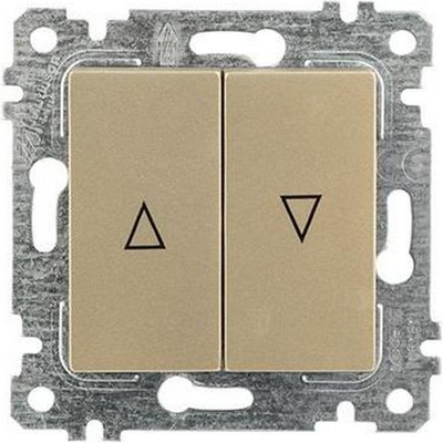 Выключатель Mutlusan Для управления рольставнями Rita 2200-406-0185 (золото доре) - 