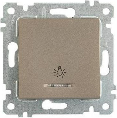 Выключатель Mutlusan Rita 2200-417-0186 (антрацит) - 