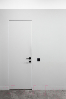 Дверь межкомнатная Graddoor Invisible 40 Black 70x205 левая (с выпрямителями)