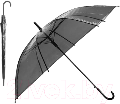 Зонт-трость Sipl BQ13G (прозрачный черный)