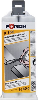 Клей Forch Жидкий металл К154 / 64304186 (60г, серый) - 