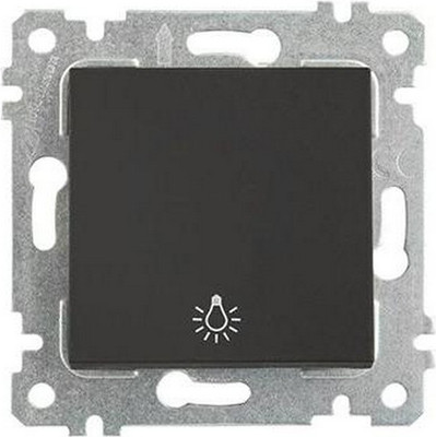 Выключатель Mutlusan Rita 2200-407-0184 (черный мат) - 