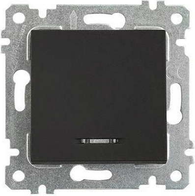 Выключатель Mutlusan Rita 2200-415-0184 (черный мат) - 