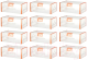 Набор коробок для хранения El Casa Оранжевая кайма / 680002_3 (12шт) - 