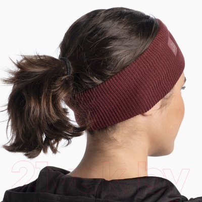 Повязка на голову Buff CrossKnit Headband Solid Mahogany (126484.416.10.00)