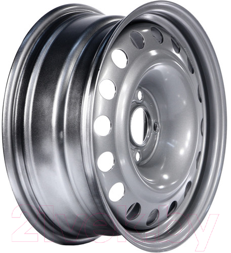 Штампованный диск Trebl 9695T 16x6.5" 4x108мм DIA 65.1мм ET 31мм Silver — фото 2