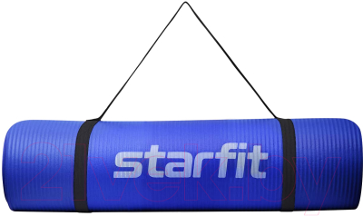 Коврик для йоги и фитнеса Starfit FM-301 NBR (183x58x1.2см, темно-синий)