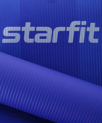 Коврик для йоги и фитнеса Starfit FM-301 NBR (183x58x1.2см, темно-синий)