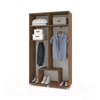 Шкаф Modern Карина К42 (табачный дуб/белый)