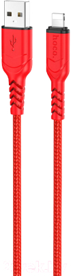Кабель Hoco X59 USB (m)-Lightning (1м, красный)