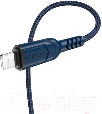 Изображение товара Кабель Hoco X59 USB (m)-Lightning (1м, синий)