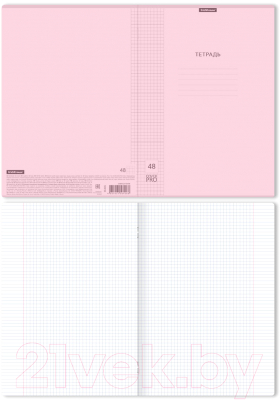 Изображение товара Тетрадь Erich Krause Классика CoverPrо Pastel / 56406 (48л, клетка)