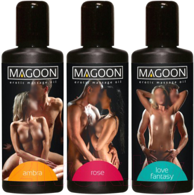 Эротическое массажное масло Orion Versand Magoon Ambra, Rose, Love Fantasy / 6201140000
