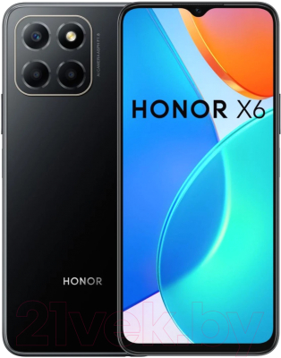 Смартфон Honor X6 4GB/64GB / VNE-LX1 (полночный черный)