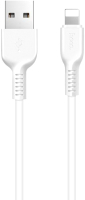 Кабель Hoco X20 USB (m)-Lightning (1м, белый) - 