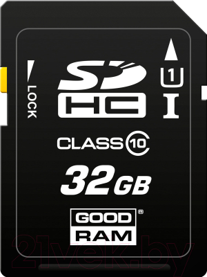 Карта памяти Goodram SDHC UHS-I Class 10 32GB (S1A0-0320R11)