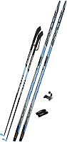 Комплект беговых лыж STC Step 0075 195/155 (синий) - 