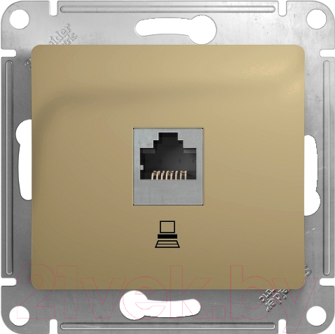 Розетка Systeme (Schneider) Electric Glossa GSL000481K