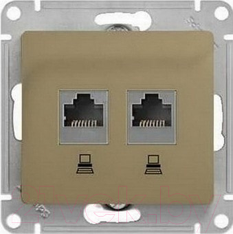Розетка Systeme (Schneider) Electric Glossa GSL000485KK