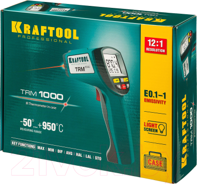Пирометр Kraftool TRM-1000 / 45703-950