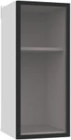 Шкаф навесной для кухни Интермебель Микс Топ ШН 720-6-300 30см (с витриной) - 