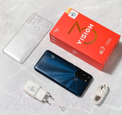 Изображение товара Смартфон Itel Vision 3 3GB/64GB / ITL-S661LPN-DEOCBK (черный)
