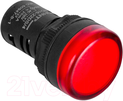 Лампа сигнальная Chint ND16-22DS/2 AC/DC 24В (R) / 592938 (красный)