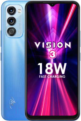 Изображение товара Смартфон Itel Vision 3 3GB/64GB / ITL-S661LPN-JEBL (синий)