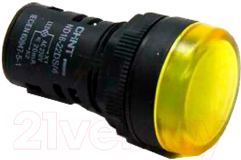 Лампа сигнальная Chint ND16-22DS/4 AC 230В (R) / 593150 (желтый)