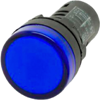 Лампа сигнальная Chint ND16-22D/2 AC/DC 230В (R) / 593074 (синий) - 