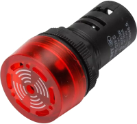 Лампа сигнальная Chint ND16-22FS d22мм LED AC 220В (R) / 593399 (красный) - 