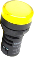 Лампа сигнальная Chint ND16-22D/4K2 AC 230В (R) / 146693 (желтый) - 