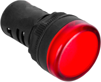 Лампа сигнальная Chint ND16-22D/4K2 AC 230В (R) / 146692 (красный) - 