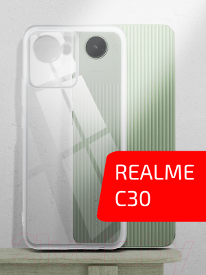 Чехол-накладка Volare Rosso Clear для Realme C30 (прозрачный)