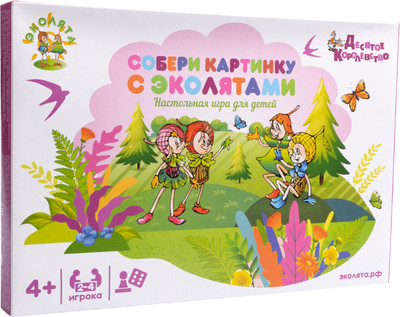 

Настольная игра, Собери картинку с Эколятами / 04276