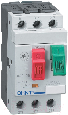 Автоматический выключатель пуска двигателя Chint NS2-25 4-6.3А / 495080