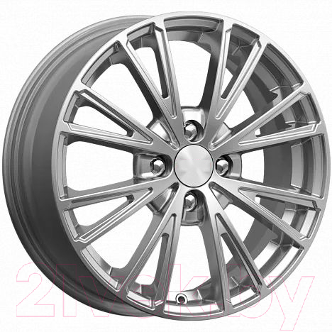 Литой диск K&K Меандр 16x6" 4x100мм DIA 60.1мм ET 50мм Дарк платинум