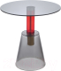 Журнальный столик Bergenson Bjorn Amalie / MZTBL-CGLSGR-50 (серый/красный) - 
