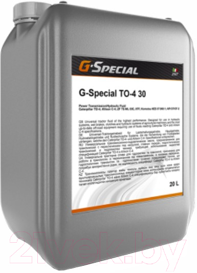 Трансмиссионное масло G-Energy G-Special TO-4 30 / 253390015 (20л)