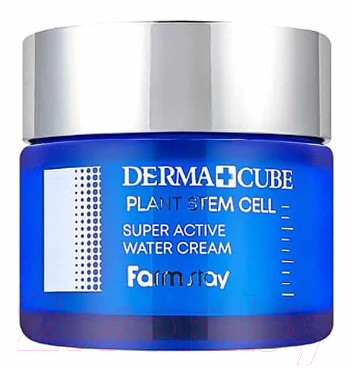 Крем для лица FarmStay Derma Cube Plant Stem Cell Super Active Water Cream (75мл)