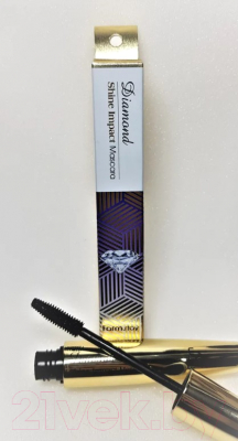 Тушь для ресниц FarmStay Diamond Shine Impact Mascara Ультрачерная для объема (12г)