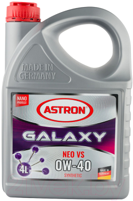 Изображение товара Моторное масло Astron Galaxy Neo VS 0W40 / 40054l (4л)